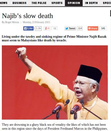 Malaysians living a slow death under Najib, says columnist