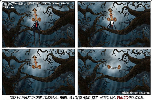 Obama's fading legady: Ramirez cartoon